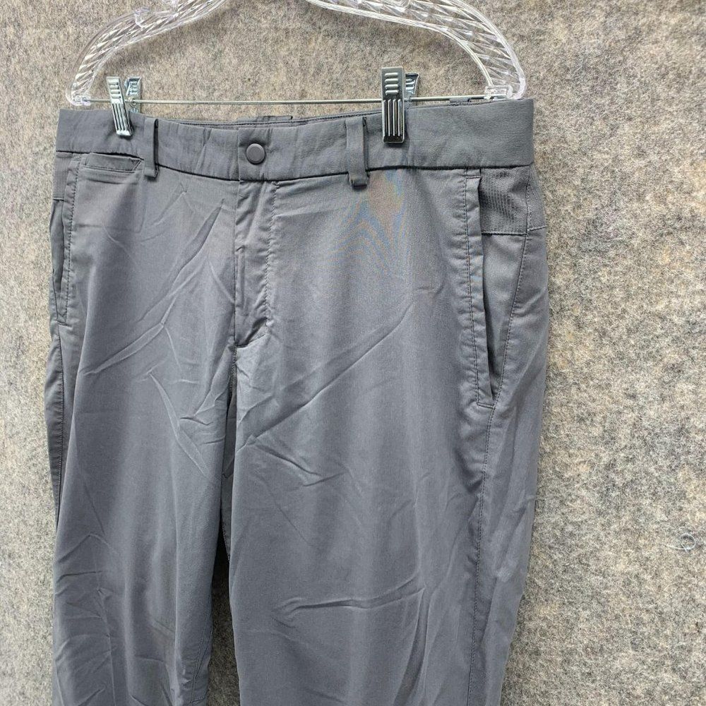 Nike Pants Men's 34x30 Adult Gray Chinos Athletic Golf Pockets Button Outdoors - Picture 5 of 13